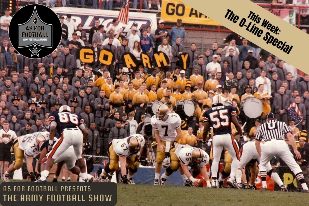 This week: It's the O-Line Special, featuring two centers! Tim Booth ('97) talks about the '96 team while Pete Bier ('07) returns to talk about his love for a very specific bird as well as his close friendship with his former coach, Stan Brock. Plus, Army Baseball threepeats as Patriot League champs, Army Football re-ups with CBS Sports, and it's almost R-Day.  

As always, the Army Football Show is brought to you by Emblem Athletic. Visit EmblemAthletic.Com and be a gear hero for your unit or team today.  

Go Army! Beat Georgia State!!!