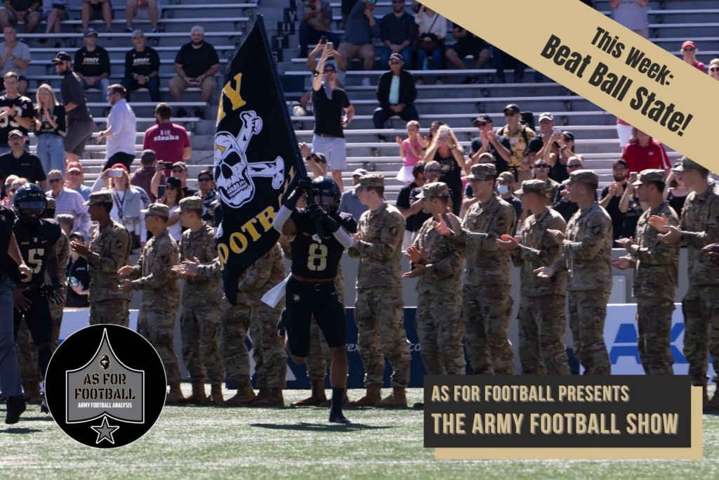 This week: the guys review Army's victory over Miami-Ohio, talk about QB Christian Anderson's big day, run through the Good, the Bad, and the Ugly, and then preview this week's match-up at Ball State.  Plus: Fact or Fiction, and... Dan likes pumpkin latte beer?

Wait. What?!

It's a big week for the Black Knights in Muncie, Indiana. The As For Football crew will set you up with everything you need to know.