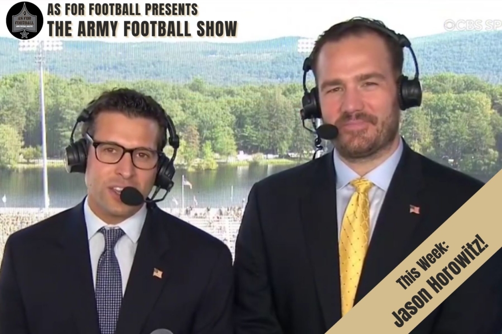 We've got a bye this week, so the crew brought in Jason Horowitz, the new play-by-play announcer for Army games on CBS Sports. It's a great interview, so check it out!