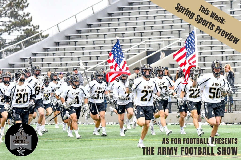 This week: the guys rundown Army Football's offseason news, talk the 2022 schedule, and wonder if we might ever see a warm weather Army-Navy Game. Then we're into Spring Sports. We talk Basketball, Baseball, Rugby, Lacrosse, and more!

It's a great show this week. Get it while it's hot, friends.

*Cover image via Donna Tamasitis (Smugmug).
