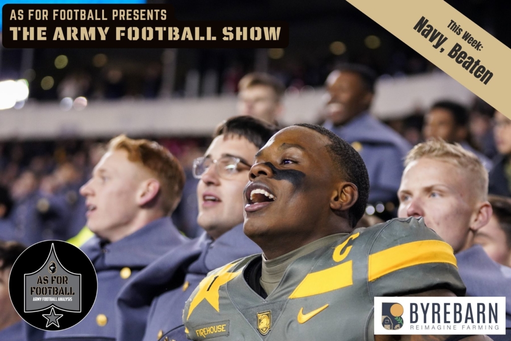 This week: relive the thrill of Army's victory over Navy! Barstool's Captain Cons joins us as we dive deep on the game, talk about what worked and why, and then talk the Good, the Bad, and the Ugly. We then run through our Fact or Fiction takes from last week to see how smart we were.

After that, we talk about Navy's head-scratchingly strange decision to dump the winningest coach in Annapolis history. 

Why now? We'll tell you!

That was a great one, friends. Let's talk about it.

Go Army! Beat Navy!!!