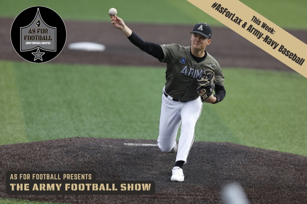 This week: Army Men's Lax takes on Loyola for a chance to host the Patriot League Tournament, Army Baseball hosts Navy for a three-game set to decide first place in the conference, and we finally talk through what we saw in the Army Football Spring Game.

Special guest Kyle Kalkwarf ('02) joins us to break down all things Army Baseball and help us get you ready for this week's big series.

It's a great show this week. Don't miss it!

Go Army! BEAT NAVY!!! Beat Loyola!!!