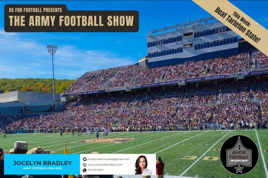 This week: the AFF Crew previews Army's offense and defense, talks pre-game rituals, runs the numbers on Tarleton State, and finishes up with a little Fact or Fiction.

This was a really fun show. Check it out, and we'll see you at Michie Stadium this Friday night!

Go Army! Beat Tarleton State!!!