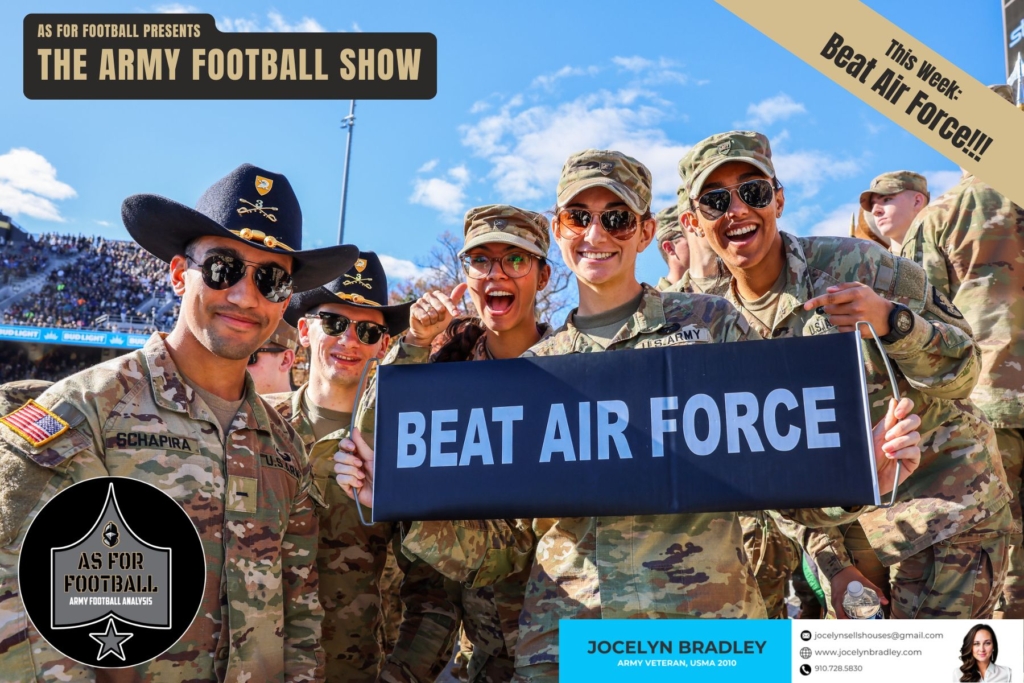 Coming off the bye, James, Rob, Dan, and special guest ZOP review this week's American Conference results and wonder which team(s) from the conference will make the College Football Playoff. 

Then it's time to BEAT AIR FORCE!

The guys preview the Zoomies' offense, defense, and special teams, talk about what they'd like to see from the team this week, and talk about how Army gets a win this week. They then review FACT OR FICTION from the Tulane game and finish with a deep dive into the Mailbag.

Great show this week. Check it out.

Go Army! Beat Air Force!!!