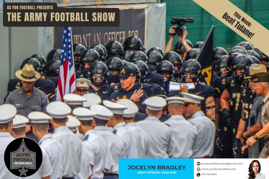 The Army Team got a big win against Charlotte to get back to .500 on the season. We get deep into it, talk about what worked and why, and give you our players and plays of the game.

Then: can you name all eleven 100-yard rushers since 2022?

We start the show's second half by previewing Tulane. Friends, this team can really run the football. Can the Black Knights get a win on the road?

We close out the show this week with a little Fact or Fiction and with your questions from our Mailbag.

Go Army! Beat Tulane!!!