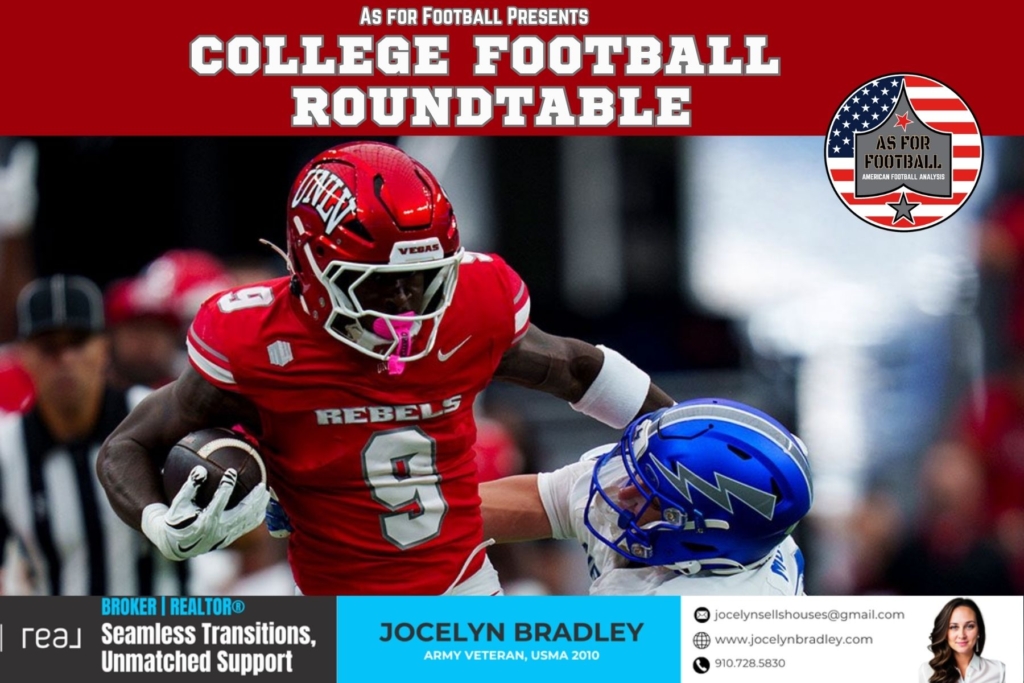 Week 8 is here! We've somehow hit the middle of the college football season, and it's been a wild one. This week, we talk about all the big upsets, get deep into service academies defenses -- or lack thereof, review the AP Top 10, talk Top 25 upsets, and hand out our weekly awards.

Then: Does college football have a quarterback problem?

In the second half of the show, we preview this week's match-ups, talk a bit about UTSA at North Texas, and of course, give you our Locks of the Week.